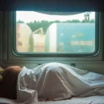 Woman Sleeping On Trailer